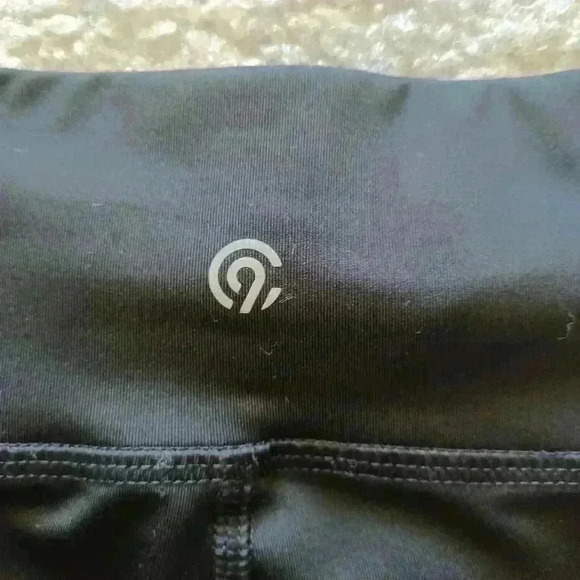 Champion Womens Mid Rise Blacl Leggings L - Picture 9 of 12